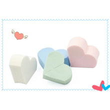 Latex Free Makeup Powder Puff/Cosmetic Makeup Heart Shaped Sponge/Cosmetic Puff